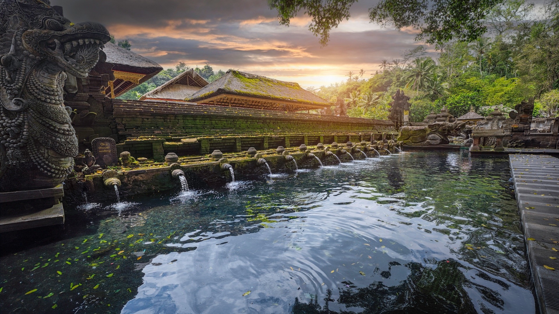 Tirtha Empul temple in Tampak, Bali, Indonesia